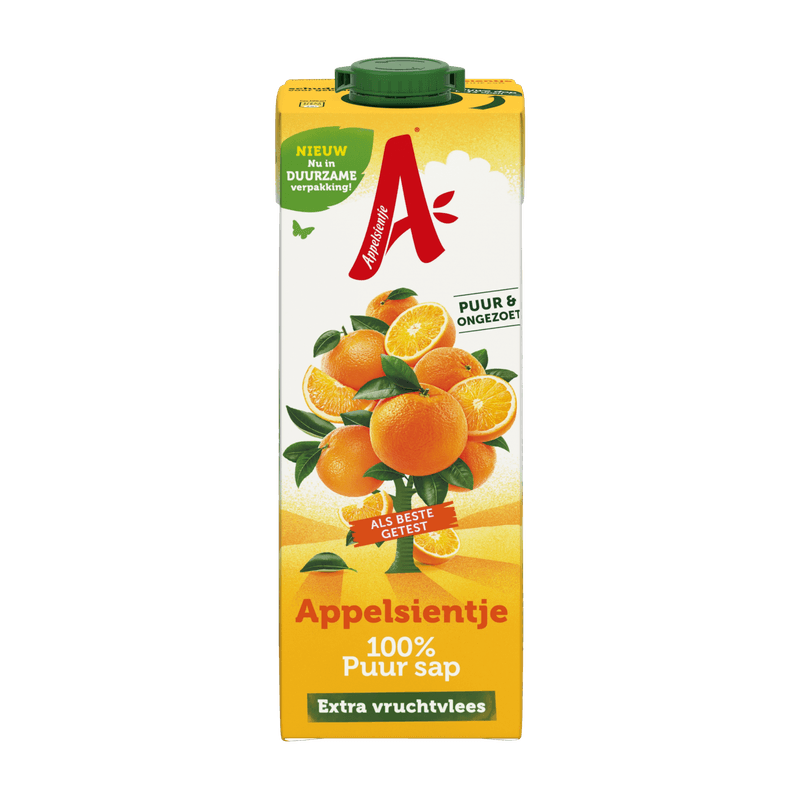 Appelsientje Sinaasappelsap met extra vruchtvlees
