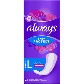 Always Daily Protect Long Met Een Frisse Geur Inlegkruisjes
