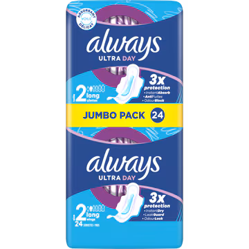 Always Ultra Dag Maandverbanden Long (Maat 2)