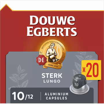 Douwe Egberts Lungo 10 Sterk 20 Capsules 104 g