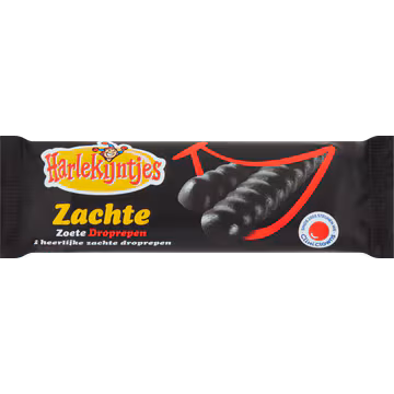 Harlekijntjes Zachte Zoete Droprepen 2 Stuks 66 g