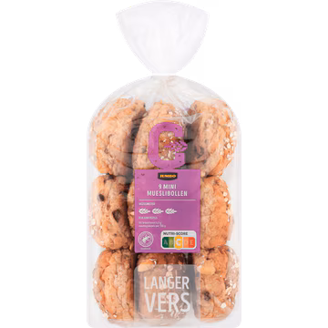 Jumbo - Mini Mueslibollen Volkoren - 9 Stuks