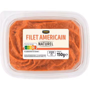 Jumbo Filet Americain Naturel 150 g
