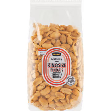 Jumbo Gezouten Kingsize Pinda's 350 g