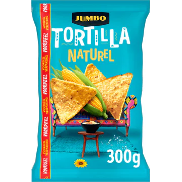 Jumbo Tortilla Chips Naturel 300 g