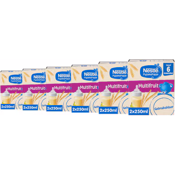 Nestlé PyjamaPapje® Multifruit 6+ maanden baby pap 2 x 250 ml