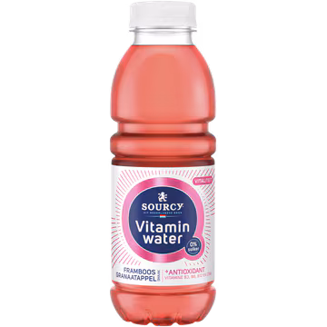 Sourcy Vitaminwater Framboos-Granaatappel 500ML