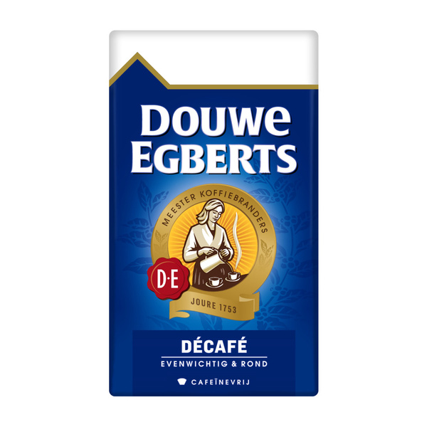 Douwe Egberts snelfilterkoffie decafé