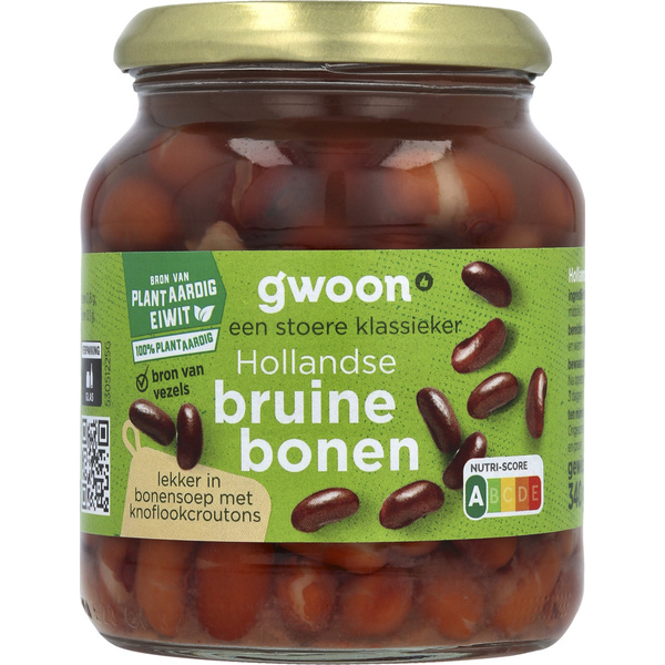 g'woon bruine bonen Hollandse
