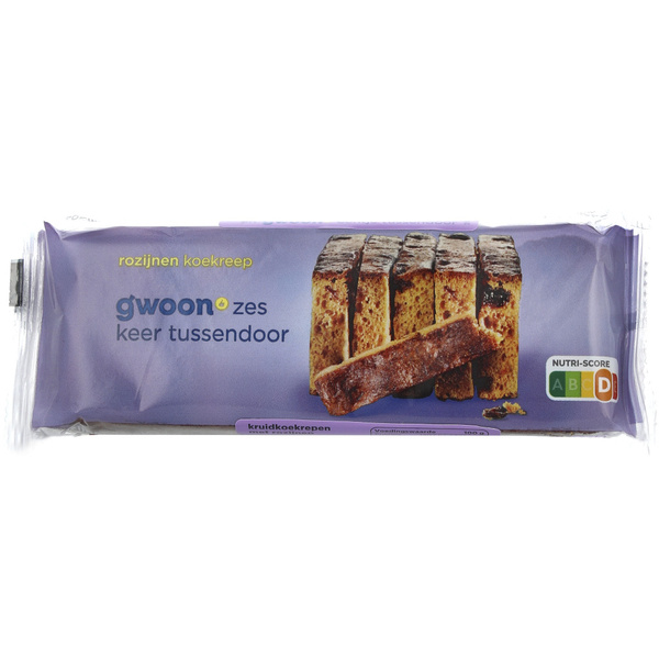 g'woon koekrepen rozijnen