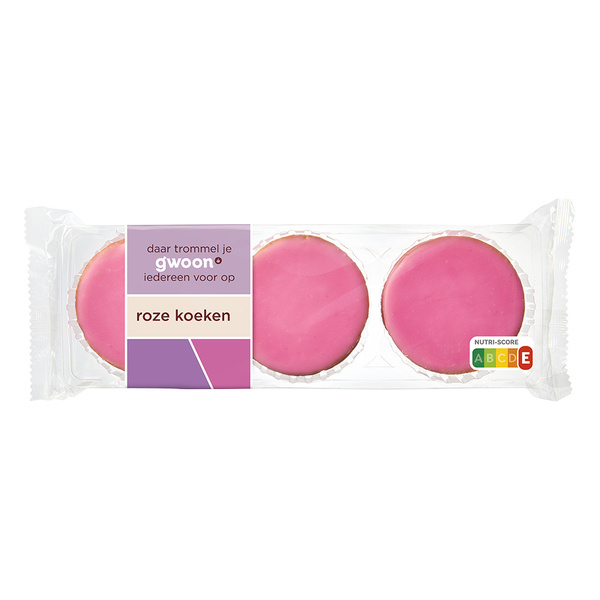g'woon roze koek