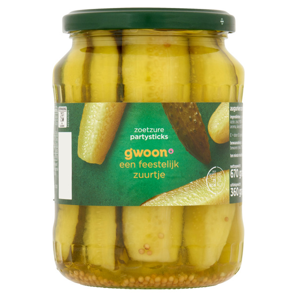 g'woon zoetzure partysticks