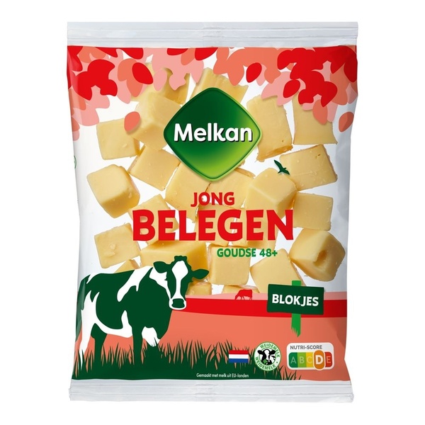 Melkan kaasblokjes 48+ jong belegen