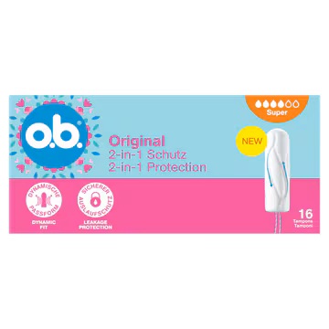 O.B. Original 2-in-1 Bescherming Tampons 16 Stuks