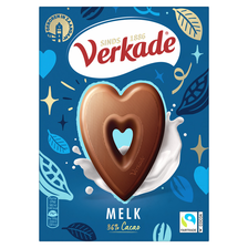 2 voor 5.00Verkade hart melchocolade135 Gram2 voor 5.00449