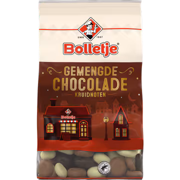 Bolletje Gemengde Chocolade Kruidnoten 250 g