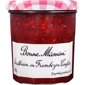 Bonne Maman Aardbeien en Frambozen Confiture 370g