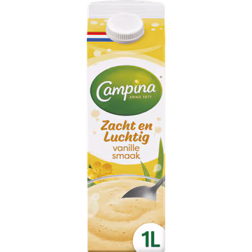 Campina Zacht en Luchtig Vanille Smaak 1 L