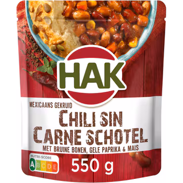 Hak Chili Sin Carne Schotel 550 g