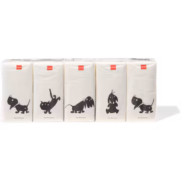 HEMA T&S zakdoekjes 4-laags 10x10 stuks