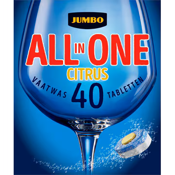 Jumbo All-in-One Vaatwastabletten Citrus 40 x 17g