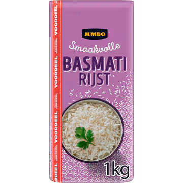 Jumbo Basmati Rijst Voordeelverpakking 1 kg