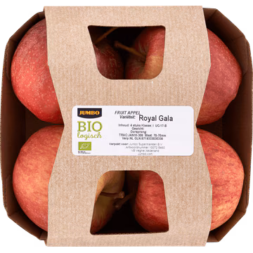 Jumbo Biologisch Appel Royal Gala 4 Stuks