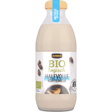 Jumbo Biologisch Halfvolle Koffiemelk 186 ml
