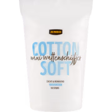 Jumbo Cotton Soft Maxi Wattenschijfjes 50 Stuks
