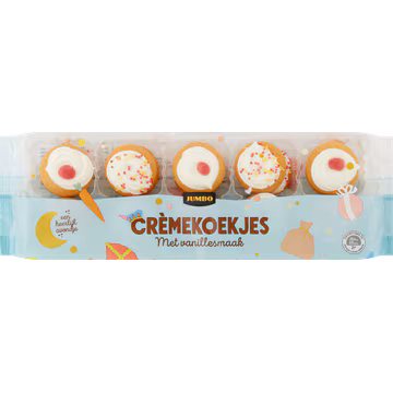 Jumbo Crèmekoekjes met Vanillesmaak 175 g