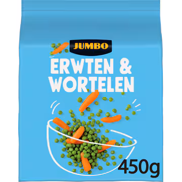 Jumbo Erwten & Wortelen 450 g