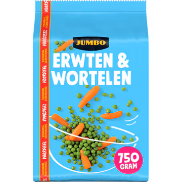 Jumbo Erwten & Wortelen Voordeelverpakking 750 g