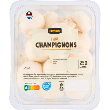 Jumbo Fijne Champignons 250 g