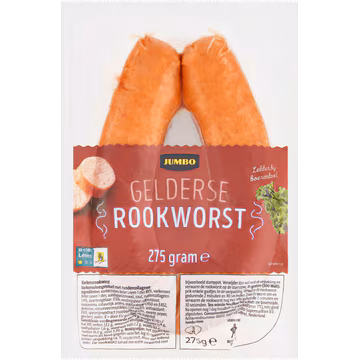 Jumbo Gelderse Rookworst 275 g