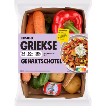 Jumbo Griekse Gehaktschotel Verspakket 3-4 Personen