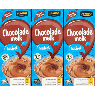 Jumbo Halfvolle Chocolademelk 6 x 200 ml