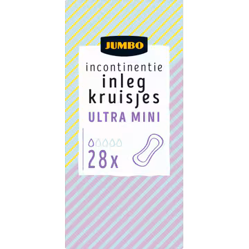 Jumbo Incontinentie Inlegkruisjes Ultra Mini 28 Stuks
