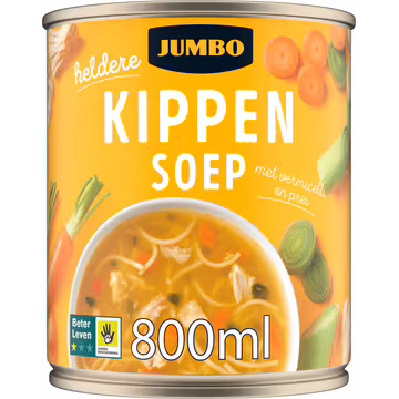 Jumbo Kippensoep met Vermicelli 800ML