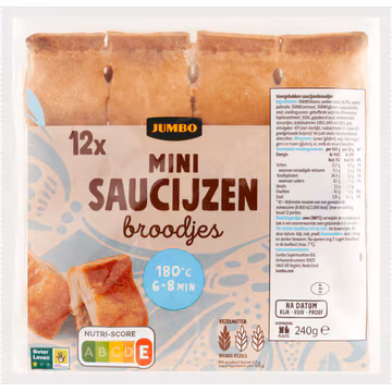 Jumbo Mini Saucijzenbroodjes 12 Stuks