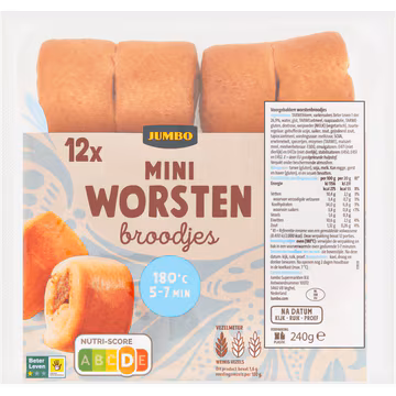 Jumbo Mini Worstenbroodjes 12 Stuks