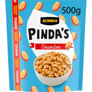 Jumbo Pinda's Gezouten Voordeelverpakking 500 g