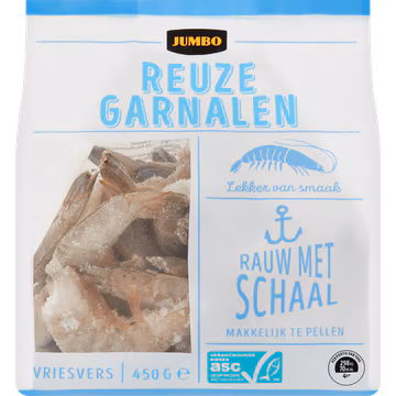 Jumbo Reuze Garnalen 450 g