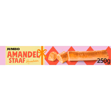 Jumbo Roomboter Amandelstaaf 250 g