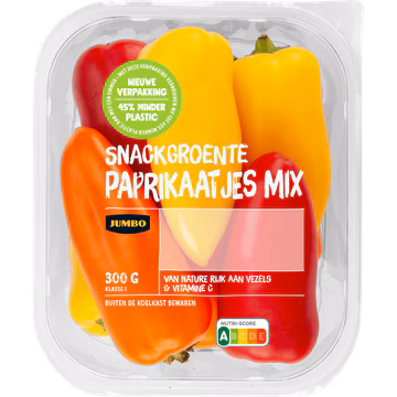 Jumbo Snackgroente Paprikaatjes Mix 300 g