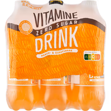 Jumbo Vitamine Drink Zero Sugar Mango- & Guavesmaak 6 x 500ML