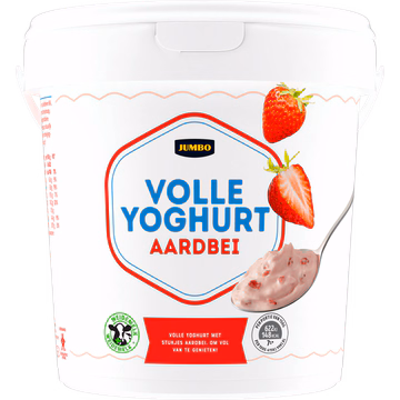 Jumbo Volle Yoghurt Aardbei 1 KG