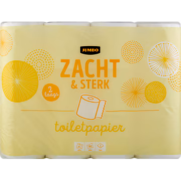 Jumbo Zacht & Sterk Toiletpapier 2-Laags 24 Stuks