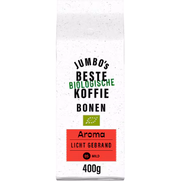 Jumbo's Beste Biologische Koffiebonen Aroma 400 g