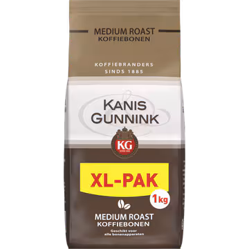 Kanis & Gunnink Medium Roast Koffiebonen XL-Pak 1000 g