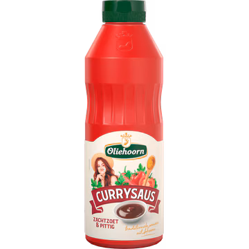 Oliehoorn Currysaus Zachtzoet & Pittig 750 ml
